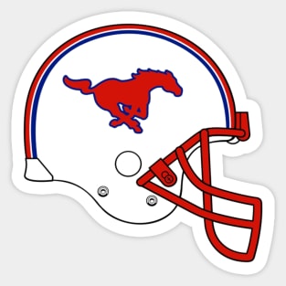 SMU Football Helmet Sticker